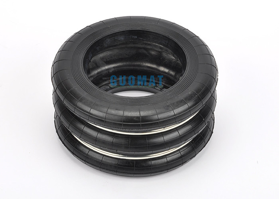 Durable Industrial Air Spring Triple Convoluted Rubber Airbag Replacement Air Ride Suspension