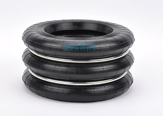 Durable Industrial Air Spring Triple Convoluted Rubber Airbag Replacement Air Ride Suspension