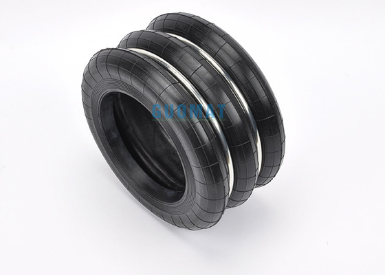 Durable Industrial Air Spring Triple Convoluted Rubber Airbag Replacement Air Ride Suspension