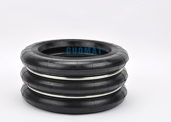 152mm Height Rubber Triple Convolution Industrial Air Spring S-300-3 For Machine