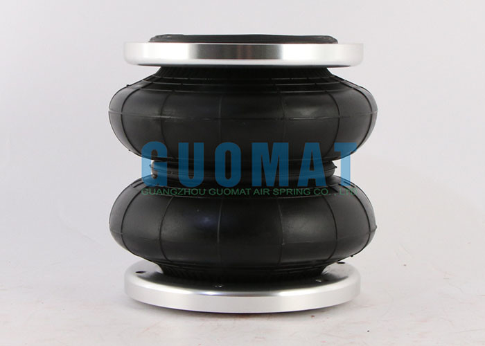 2S12017F Double Convoluted Suspension Air Spring 6X1/4'' Blind Nuts For Modified Car Reduce Vibration