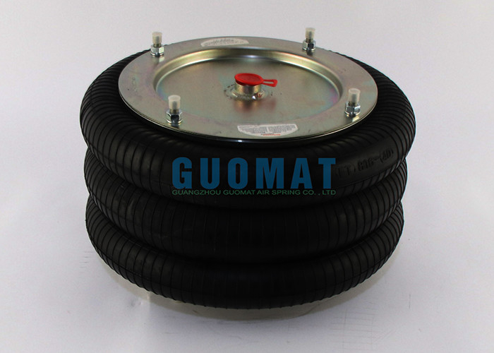 FT 816-40 DS M10 Triple Convoluted Rubber Air Spring Pneumatic System 16''x3 ContiTech Air Bellows
