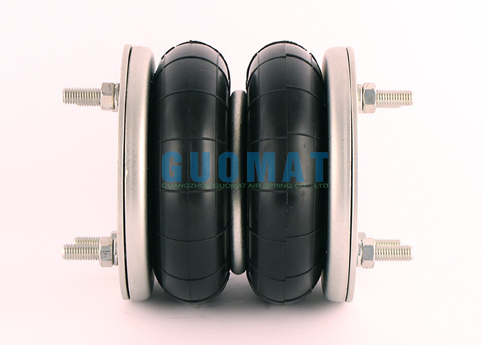 6''X2 Norgren Air Spring M/31062 Double Convoluted Air Bellow Flange Connection For RV Suspension Shock Absorption