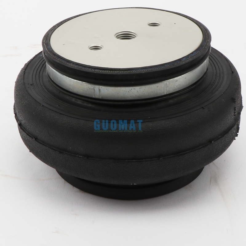 Single Small Vibration Industrial Air Spring GUOMAT 1K130070 Refer To Goodyear 1B5-500 With Aluminum Plate