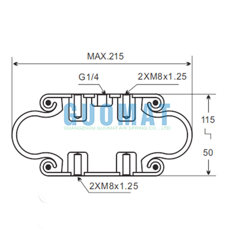Guomat 1B6022 Suspension System Parts SP 1 B 07 Phoenix Air Shock Absorption