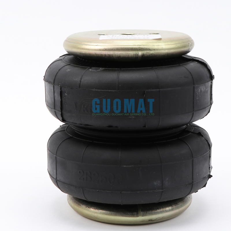 W01-358-6955 Firestone Air Spring Suspension Air Bags Double Convoluted With 3/8-16 Blind Nuts