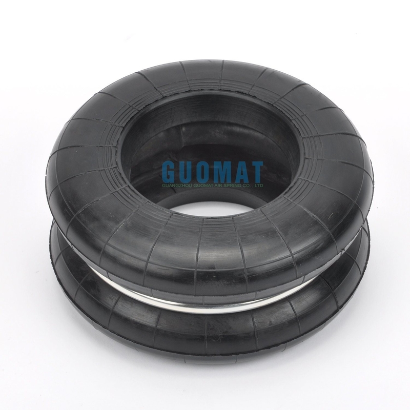 S200-2 Double Convolutedd Air Suspension Spring Samll Rubber Shock Absorption With  Puncing Machine