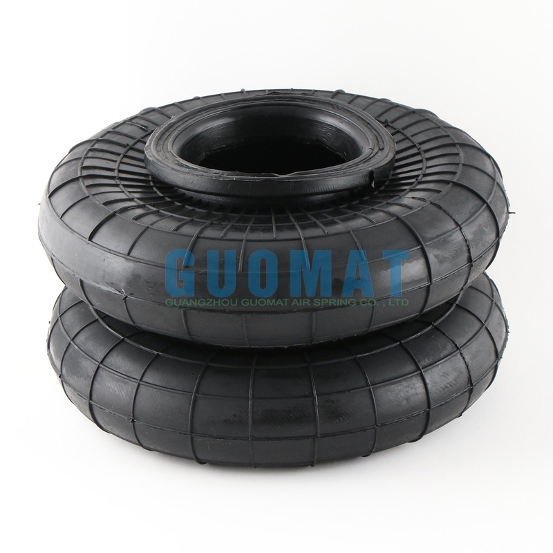 Double Convoluted Air Rubber Bellow 250185H-2 1/2 Air Connection For Excavator