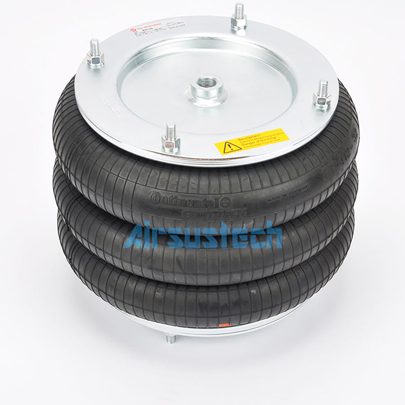 ContiTech FT412-32 DS Air Spring Replacement Triple Convoluted Rubber Air Bellow Heavy Duty Suspension