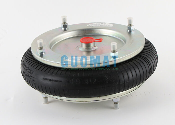 FS412-10 DS Contitech Flange Air Spring 12''X1 Pneumatic Air Bellows For Power Equipment