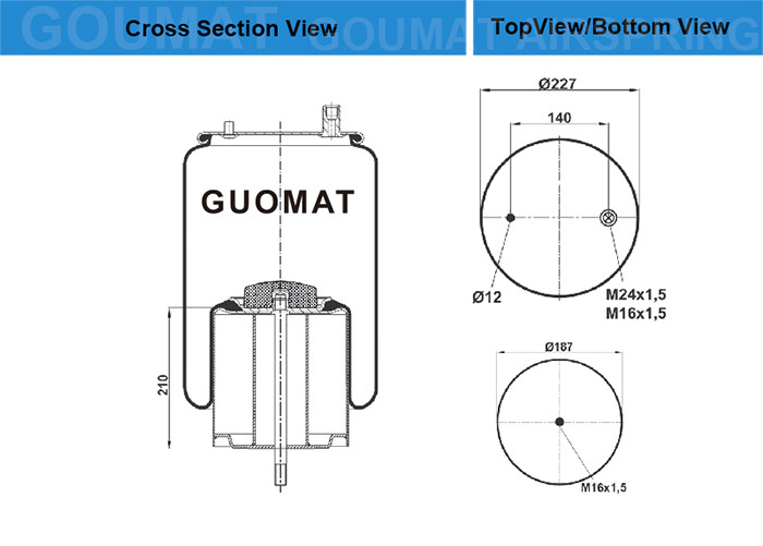 CONTI 4915NP06 4915NP01 French car Truck Air Spring Bag For 5.010.488.701 - ROR MLF7149