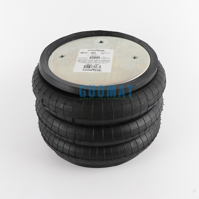 Auto Parts 3B12-304 Goodyear Air Spring Cross W01-358-8013 Air Spring Triple Convoluted Air Bag FT330-29 Ci 1/4 NPT