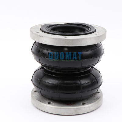 Guomat Industrial Air Spring 2H160166 Double Convoluted Rubber Bellow with Flange