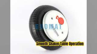 Air Bellows for Shaker Tables Vibration Control